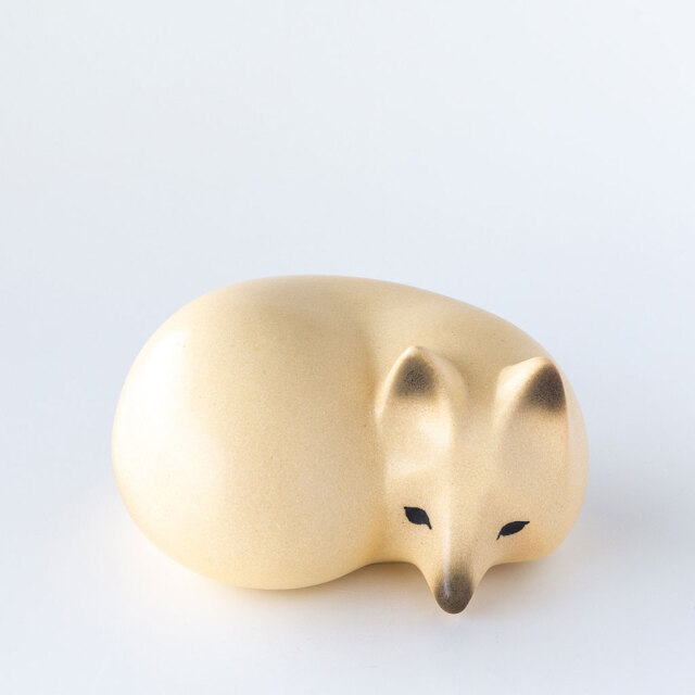 【個別販売】Lisa Larson/リサ・ラーソン/白キツネ(L) FOX WHITE
