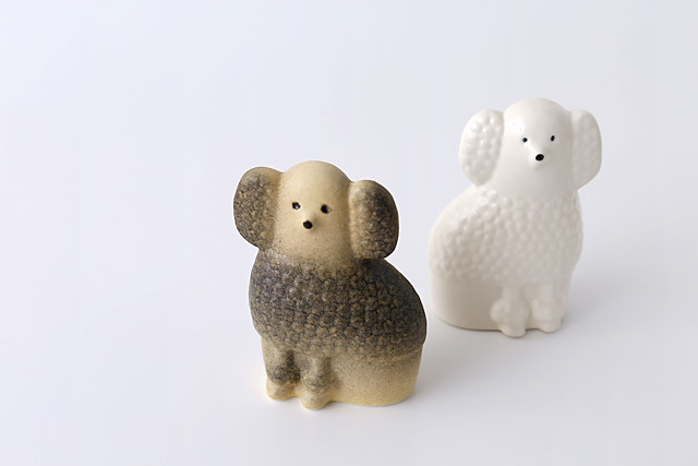 【個別販売】Lisa Larson リサ・ラーソン｜プードル(S) POODLE グレー
