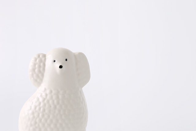 【個別販売】Lisa Larson リサ・ラーソン｜プードル(S) POODLE ホワイト