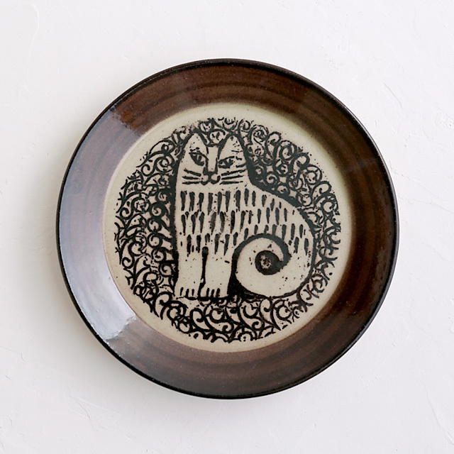 Lisa Larson/リサ・ラーソン/益子の皿/ねこ(NINA) COMFOTA 北欧