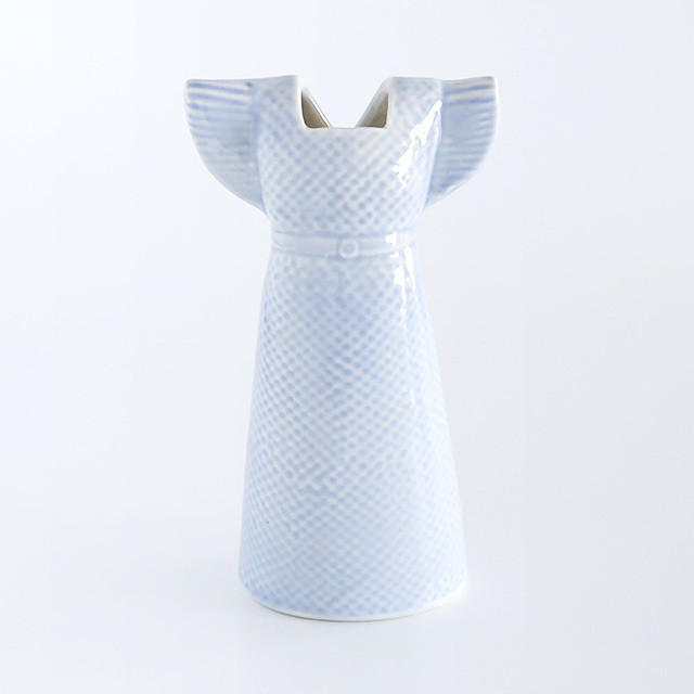 Lisa Larson/リサ・ラーソン/花瓶/ドレス/ライトブルー