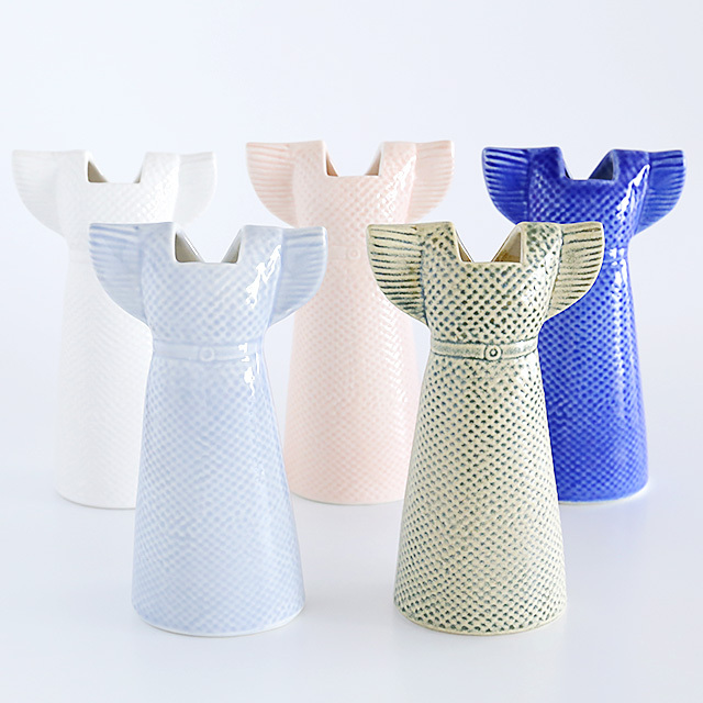 Lisa Larson リサ ラーソン 花瓶 ドレス 北欧雑貨 Comfota