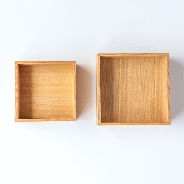 松屋漆器店｜白木塗タモ ナチュラル［6寸］重箱 一段 身のみ COMFOTA