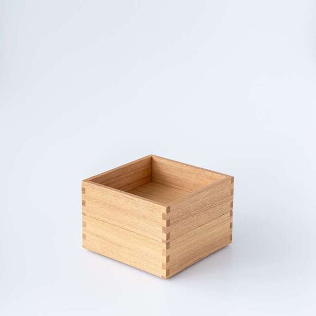 松屋漆器店｜白木塗タモ ナチュラル［5寸］二段重箱