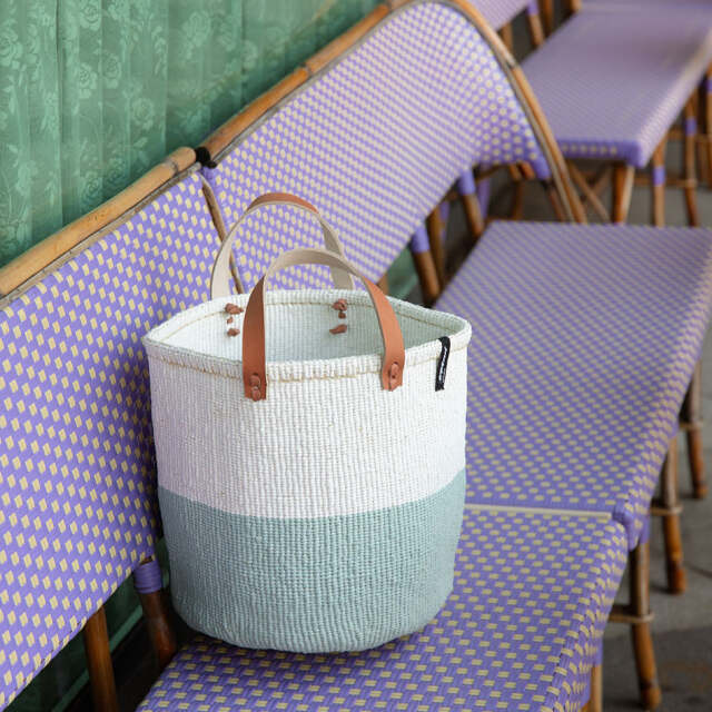 麻紐ミニバスケット   no.105 麻紐ミニバスケット no.105