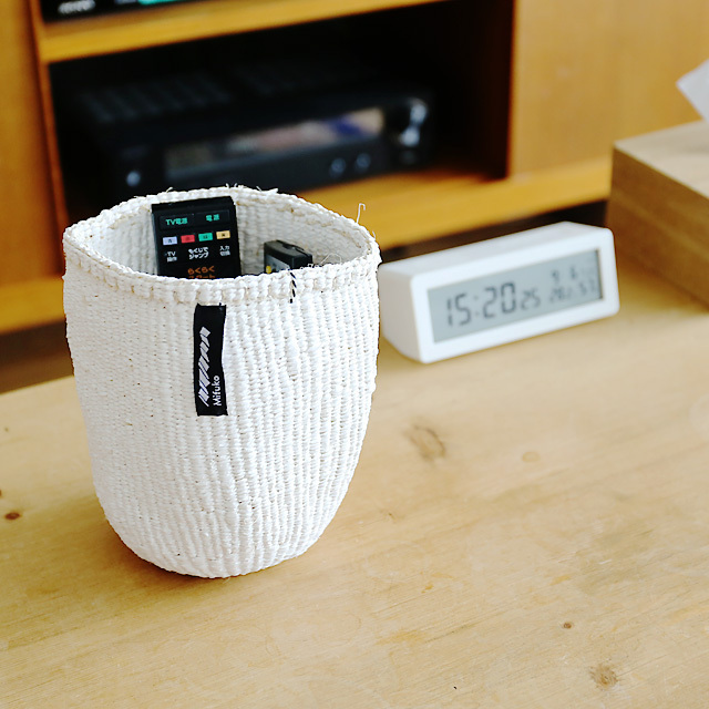 Mifuko ミフコ｜Kiondo バスケット［サイザル麻×再生プラスチック］XSサイズ