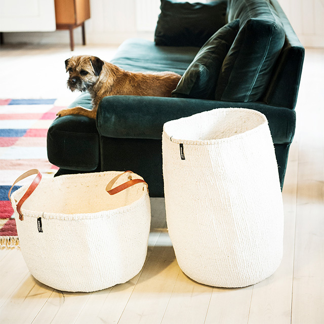 Mifuko ミフコ｜Kiondo バスケット［サイザル麻×再生プラスチック