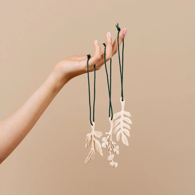 Mifuko ミフコ｜木製オーナメント Branches（3個セット）