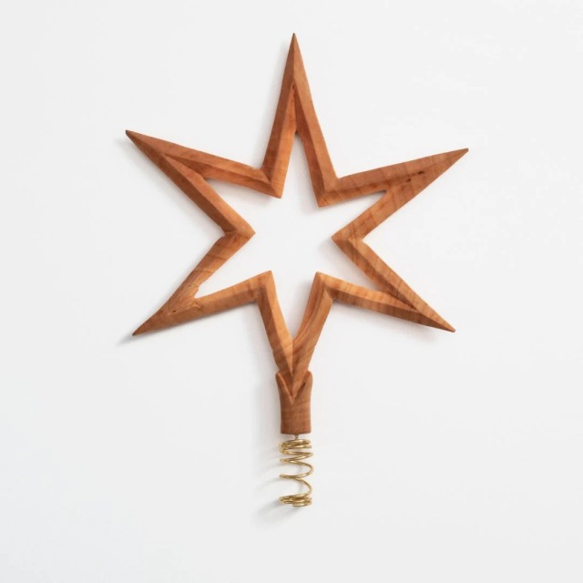 Mifuko ミフコ｜木製ツリートップ Christmas tree star