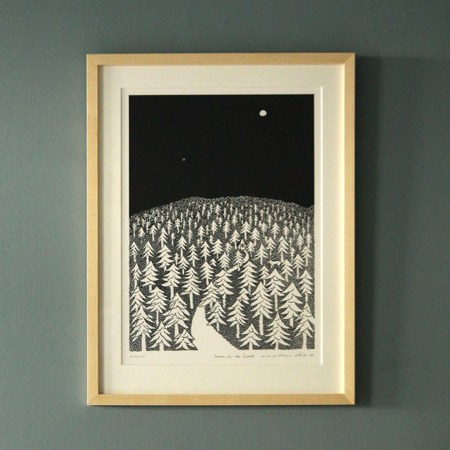 【予約販売】皆川 明｜ポスター AKIRA MINAGAWA ART COLLECTION POSTER 2024「HOUSE IN THE FOREST」A3サイズ