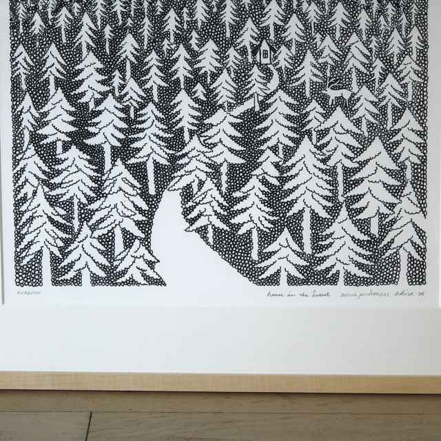 【予約販売】皆川 明｜ポスター AKIRA MINAGAWA ART COLLECTION POSTER 2024「HOUSE IN THE FOREST」A3サイズ
