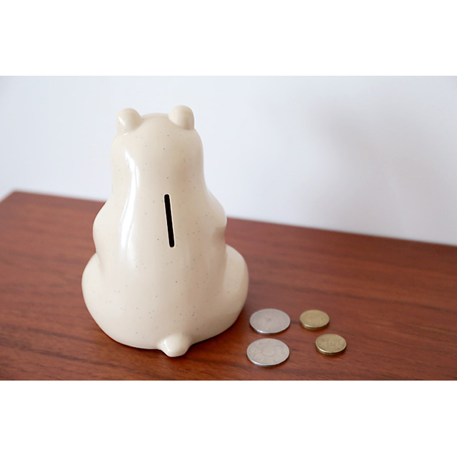【数量限定】白くま貯金箱（2019年 水引付き） MK-Tresmer Polar Bear Money Box