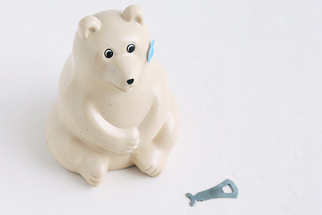 しろくま貯金箱｜Polar Bear Money Box