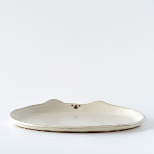 アトリエ モノラー｜くまさん皿 大