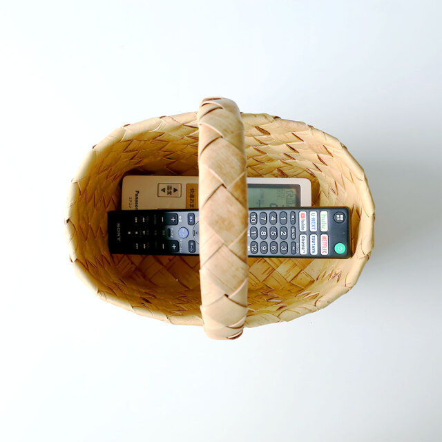 フィンランドの白樺かご/ハンドル付きバスケット/04サイズ COMFOTA