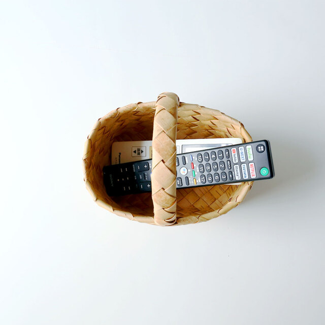 フィンランドの白樺かご/蓋付ボックス/Lサイズ COMFOTA 北欧雑貨店