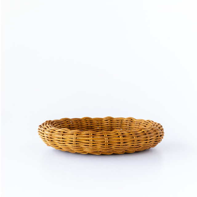 netco.basket/ふっくら編みのかごトレイ/S
