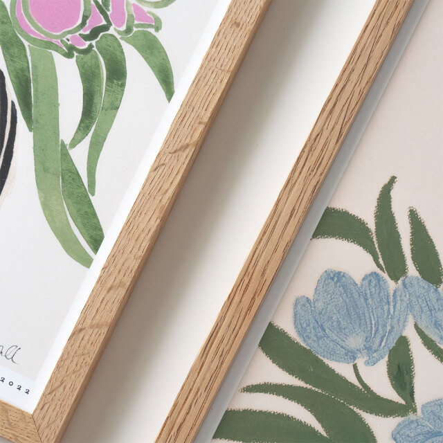 POSTER & FRAME ポスター＆フレーム｜木製フレーム オーク