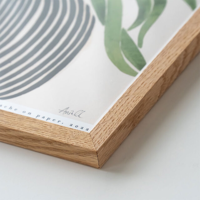 POSTER & FRAME ポスター＆フレーム｜木製フレーム オーク