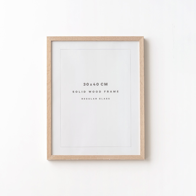 POSTER & FRAME ポスター＆フレーム｜木製フレーム［30×40cm］オーク