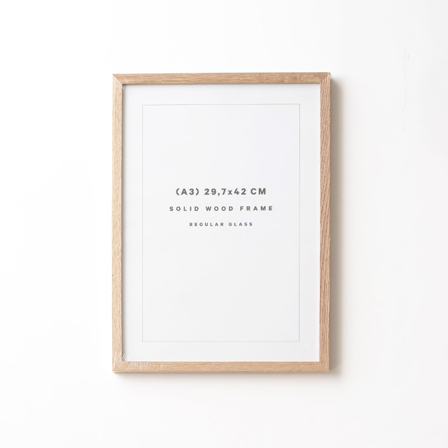 POSTER & FRAME ポスター＆フレーム｜木製フレーム［A3］ オーク