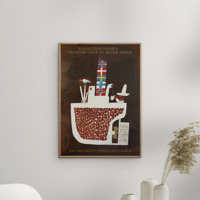 POSTER & FRAME ポスター＆フレーム｜Ib Antoni｜アートポスター The Coffee Bean Ship