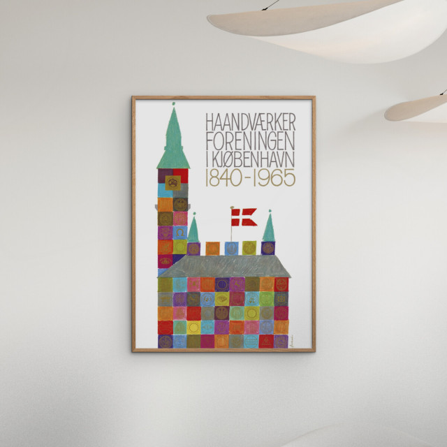 POSTER & FRAME｜Ib Antoni｜アートポスター Copenhagen City Hall