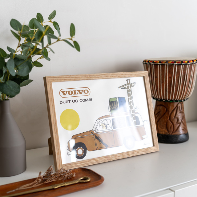 POSTER & FRAME｜Ib Antoni｜アートポスター Volvo Duet & Combi