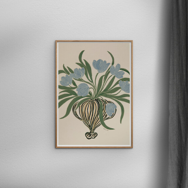POSTER & FRAME ポスター＆フレーム｜La Poire｜アートポスター Blue Tulips