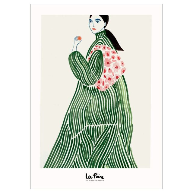 POSTER & FRAME ポスター＆フレーム｜La Poire｜アートポスター Green Coat