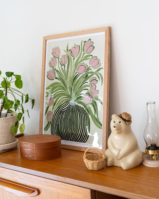 POSTER & FRAME ポスター＆フレーム｜La Poire｜アートポスター［A3］Tulips