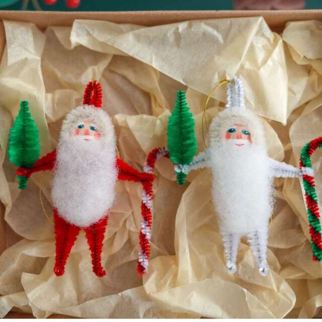 RETRO SANTA CLUB レトロサンタクラブ｜モールサンタ【赤白2個セット】