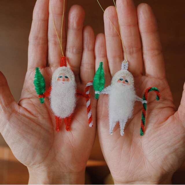 RETRO SANTA CLUB レトロサンタクラブ｜モールサンタ【赤白2個セット】