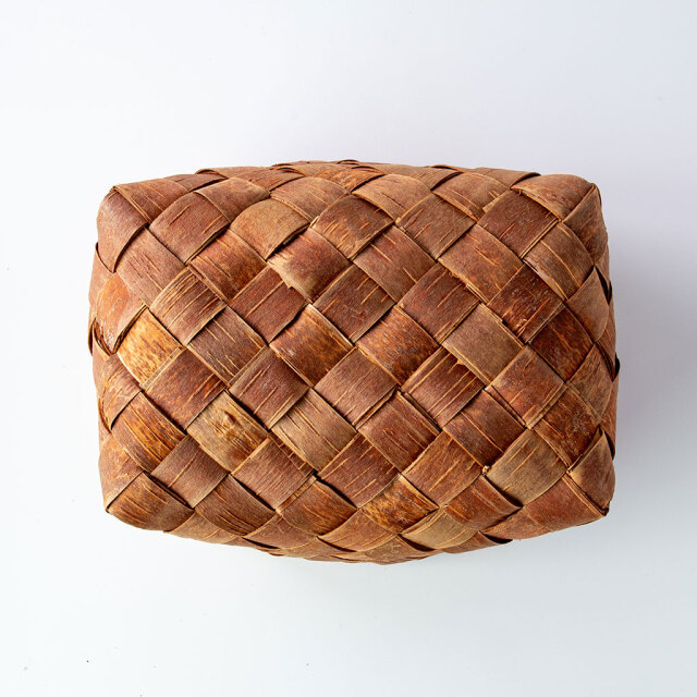 フィンランドの白樺かご/オーバル/飴色 COMFOTA 北欧雑貨店