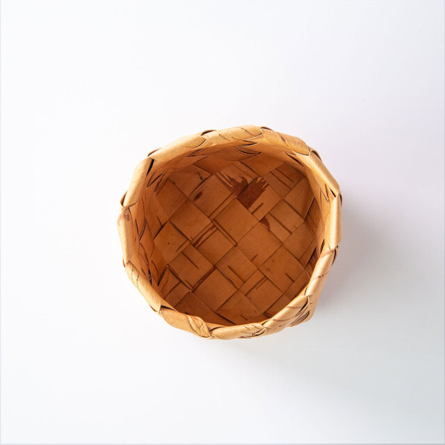 専用　白樺のかご　丸 フィンランドの白樺かご/まる/ミニ COMFOTA 北欧雑貨店