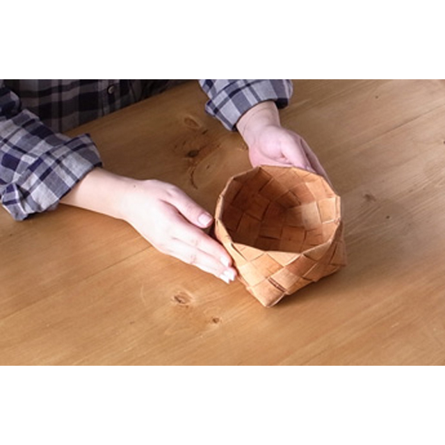 白樺かご/丸形・深型・S【入荷未定】
