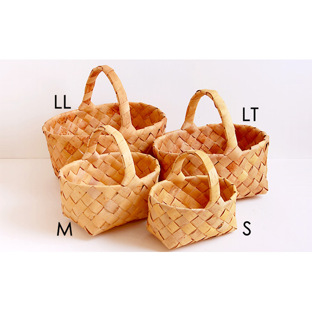 白樺かご/ハンドル付きバスケット・M COMFOTA 北欧雑貨店
