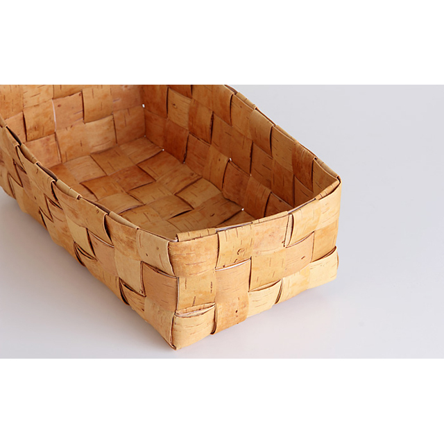 白樺かご/長方形のかご・L COMFOTA 北欧雑貨店