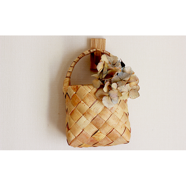 白樺かご/壁掛け・S COMFOTA 北欧雑貨店