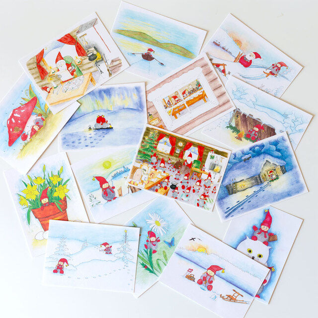 Silas Tonttukyla シラス・トントゥキュラ｜ポストカード15枚セット