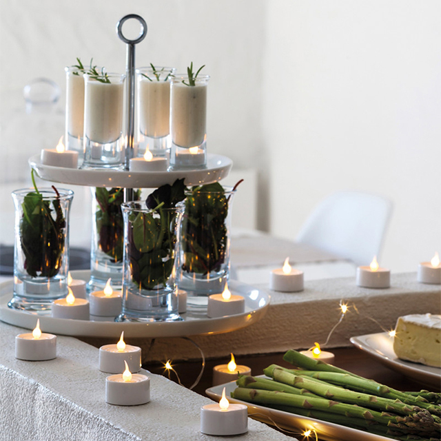 SIRIUS/シリウス/LEDティーライトキャンドル(6個セット)/Lone/ローン(ホワイト)