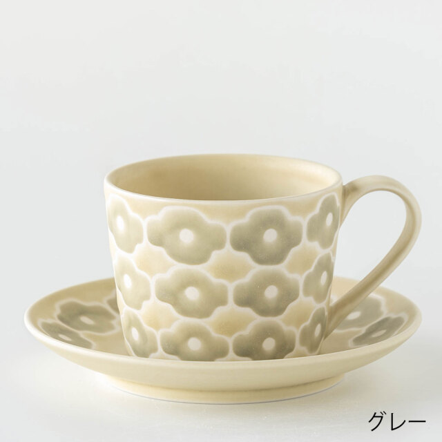 すこし屋｜カップ＆ソーサー フラワー
