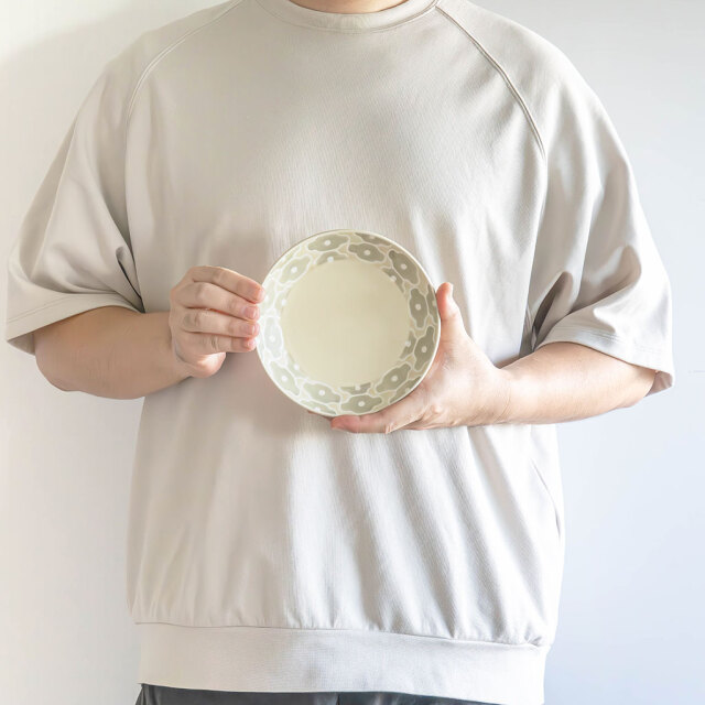 すこし屋｜プレート17cm フラワー