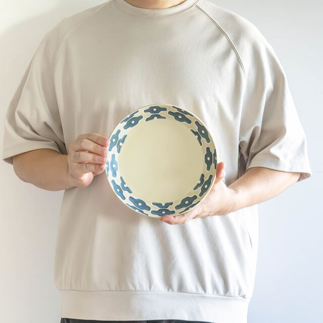 すこし屋｜プレート22cm フラワー