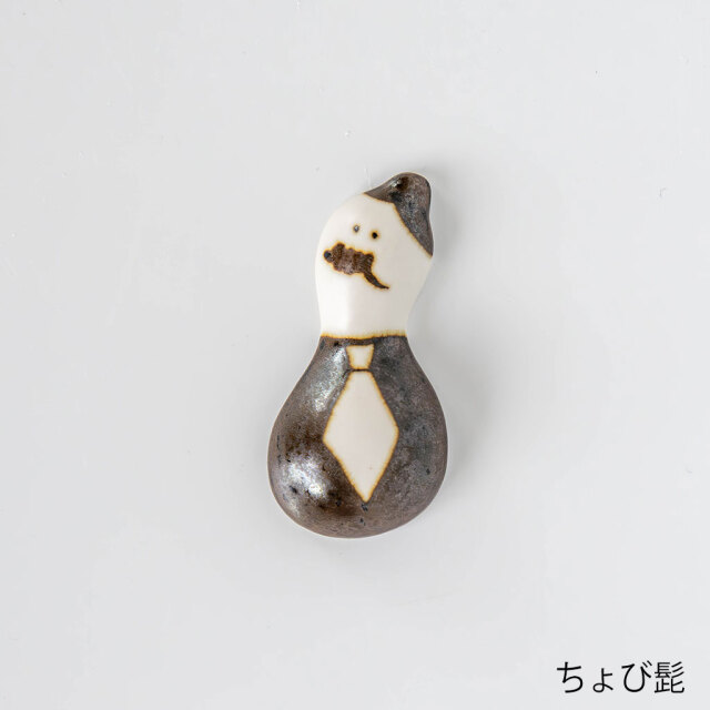 木製ひょうたん型箸置き 箸置き(横６cm×縦1.3cm) すこし屋｜ひょうたんfamily 箸置き COMFOTA 北欧雑貨店