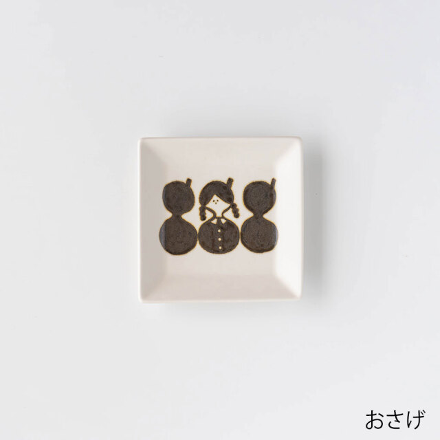 すこし屋｜ひょうたんfamily しかく皿