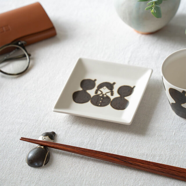 すこし屋｜ひょうたんfamily しかく皿 COMFOTA 北欧雑貨店