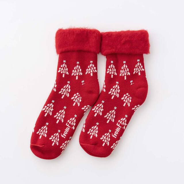 from F フロムエフ｜もこもこソックス レディース