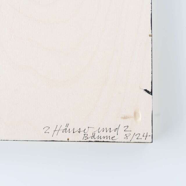 【個別販売】Ulrike Lea Moormann｜コラージュ 2 Houses and 2 Trees 08
