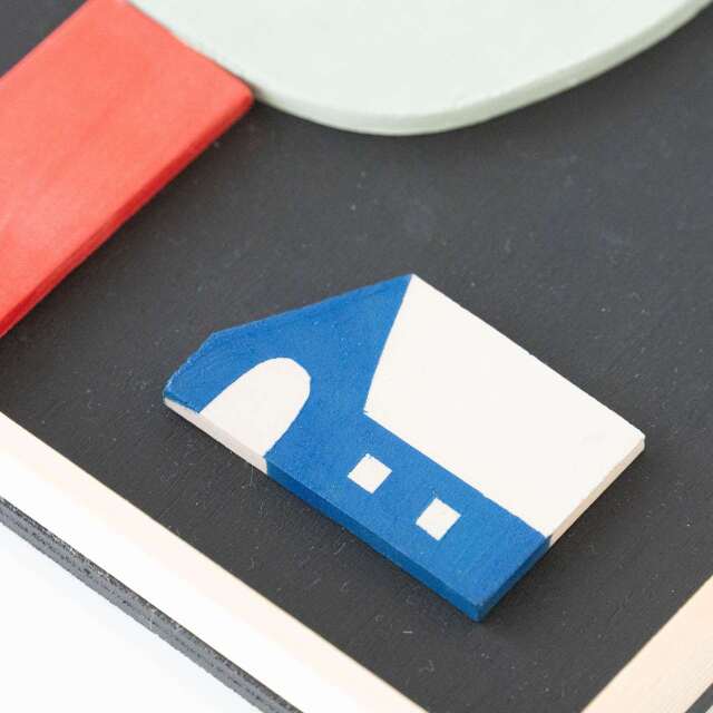 【個別販売】Ulrike Lea Moormann｜コラージュ House and Tree 15